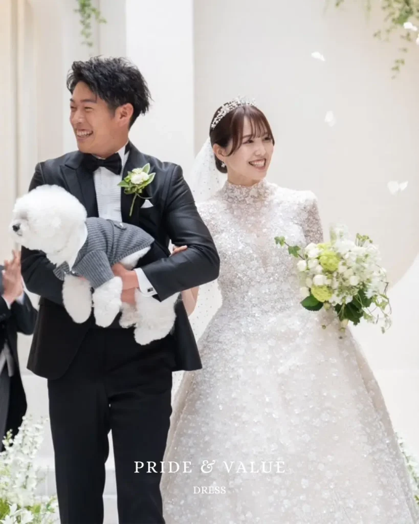 韓国ウェディングドレス