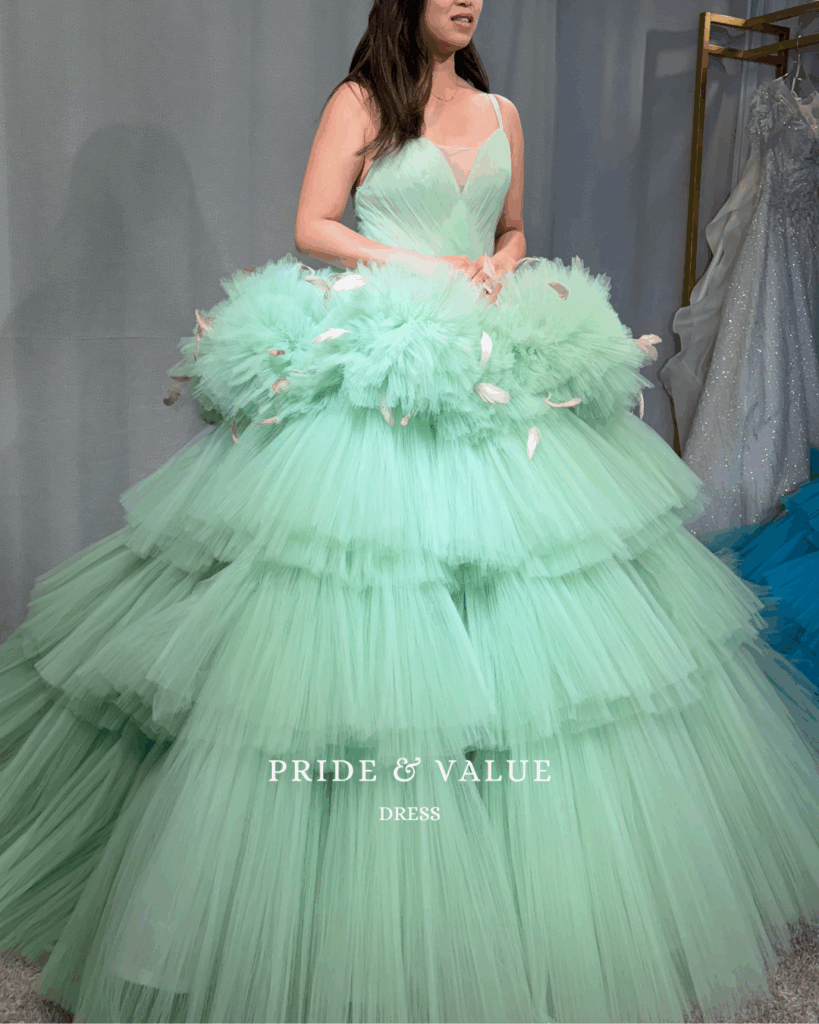 韓国カラードレス