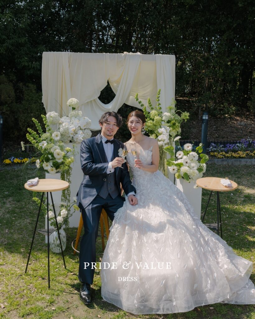 人と被らない韓国ドレスで叶えた結婚式