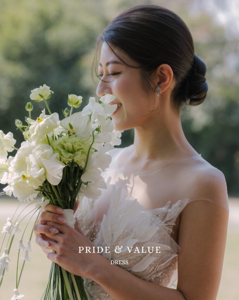 人と被らない韓国ドレスで叶えた特別な結婚式